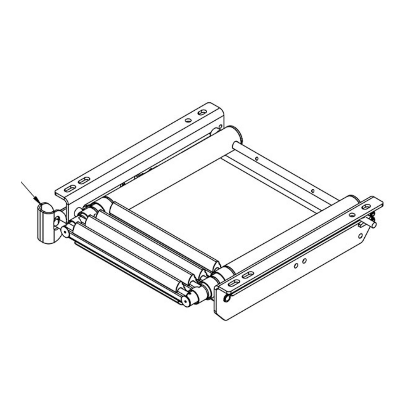 4-STEP UNDER-MOUNT TELESCOPING STAINLESS STEEL LADDER (L6T442-)