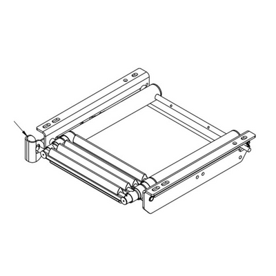 4-STEP UNDER-MOUNT TELESCOPING STAINLESS STEEL LADDER (L6T442-)