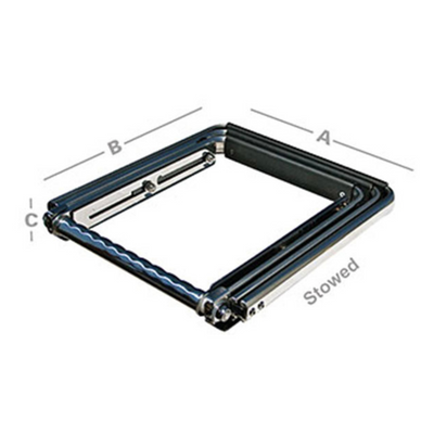 3-STEP TOP POCKET-MOUNT SLIDING BOAT LADDER